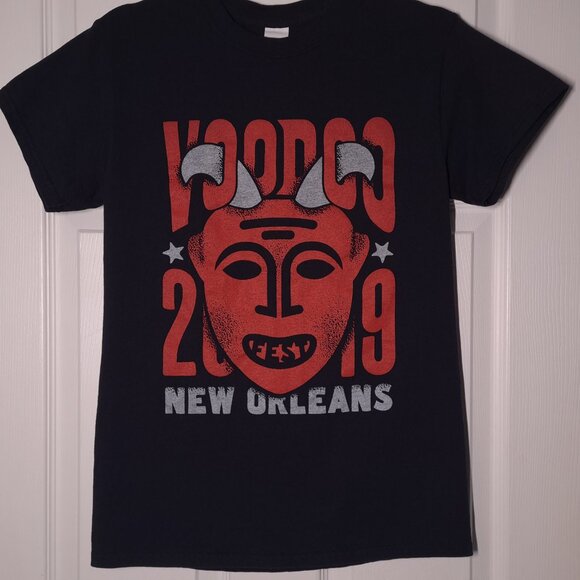 Voodoo Fest 2019 USED Shirt (S, New Orleans, Guns N' Roses, Post Malone, Beck) - Picture 6 of 7